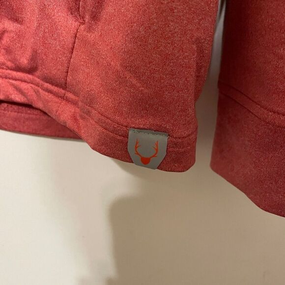 C-BUK Cutter&Buck Shirt Mens Size XL Red Jackson Crew Neck Long Sleeve Pockets - Picture 6 of 8